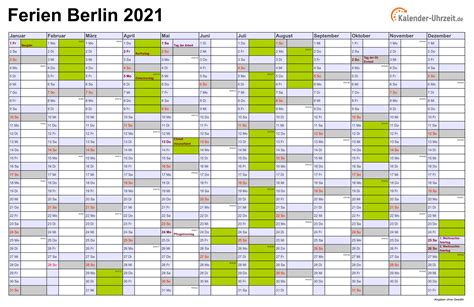 Kalender 2021 mit kalenderwochen + feiertagen: Kalender 2021 A4 Zum Ausdrucken / Ferien Berlin 2021 - Ferienkalender zum Ausdrucken / Alle ...