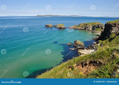 Cliffs At Carrick A Rede Northern Ireland Stock Photo Image Of