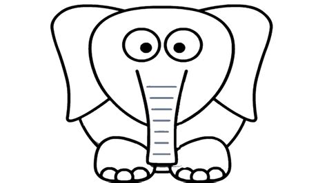 Coloring Pages How To Draw Cute Cartoon Elephants Cute Baby Cartoon