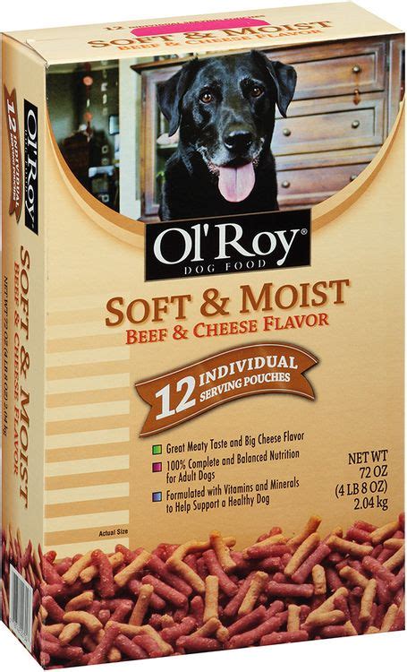 I would never feed a dog ol roy ever. Ol' Roy® Soft & Moist Beef & Cheese Flavor Dog Food ...