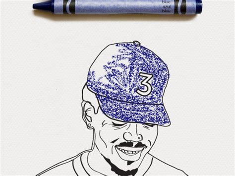 Color Your Own Chance The Rapper ‘coloring Book Cover Art Complex