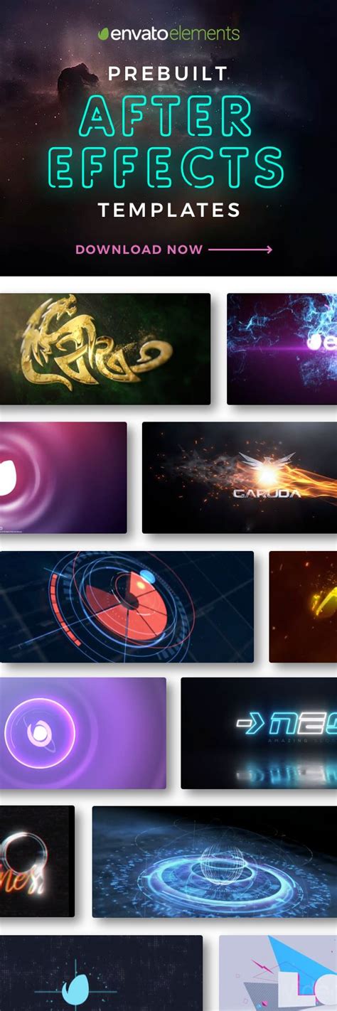 Unlimited Downloads Of The Best After Effects Templates After