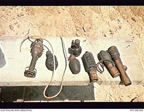 South Vietnam 1967 A Selection Of Grenades Used By United States Us