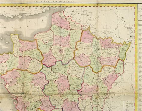 Large Map Of France 1790 Original Art Antique Maps And Prints