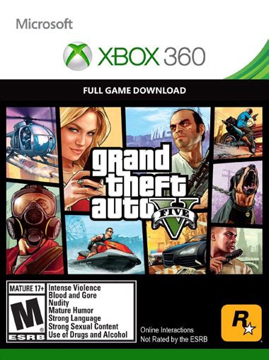 Buy Grand Theft Auto V Xbox 360 Digital Code Gta 5 Xbox Live