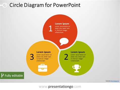 3 Circle Powerpoint Diagram