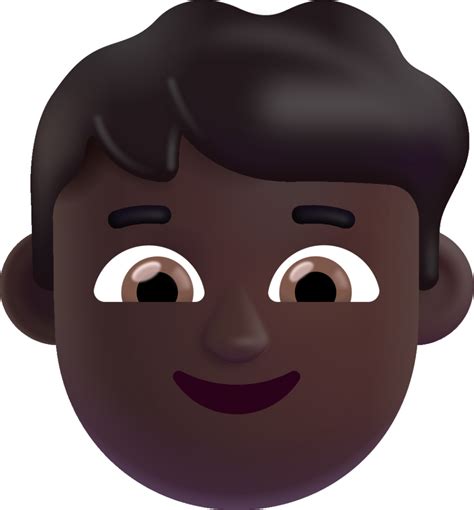 Boy Dark Emoji Download For Free Iconduck