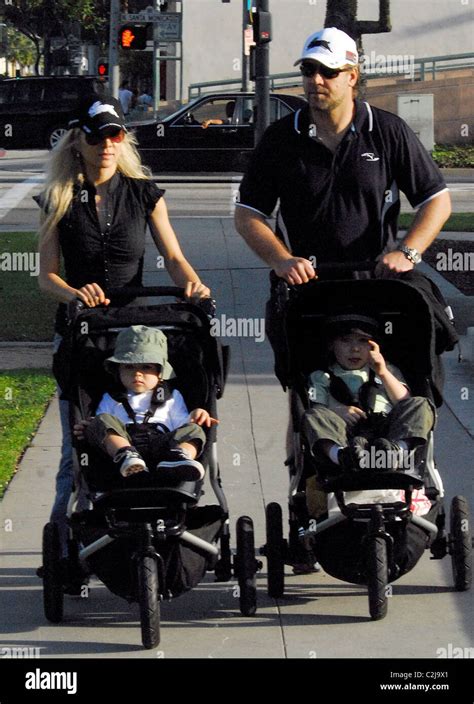russell crowe and his wife danielle spencer take their two sons charles charlie spencer crowe