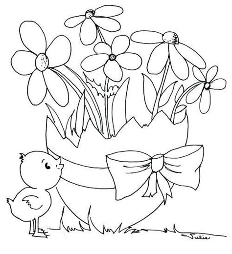 easter flower coloring pages coloring pages