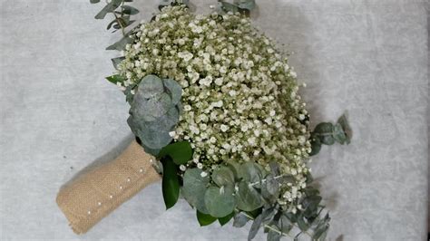 How To Arrange Bridal Bouquet With Babys Breath Bride Ninja