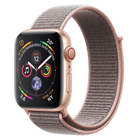 Keep your smartphone in your purse or pocket and access notifications, apps, and alerts right on your wrist, for a more discreet way to check your calendar. Apple Watch Series 4 GPS + Cellular Aluminium Or Boucle ...