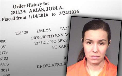 Jodi Arias Shocking Prison Shopping List Revealed Sex Toys Zit