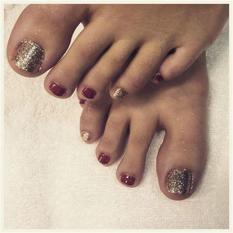 Beautiful Glitter Toes Glitter Toes Nails Beauty
