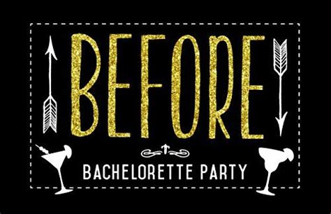 Bachelorette Party Before And After Poster Signs Great Pa