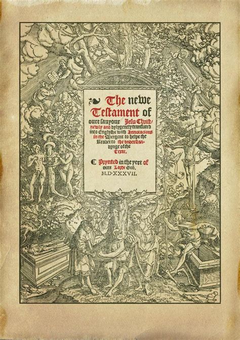 1537 Matthew Tyndale Bible First Edition