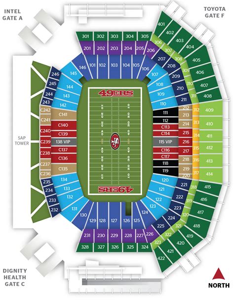 Sbl Pricing And Seating Map Levis® Stadium