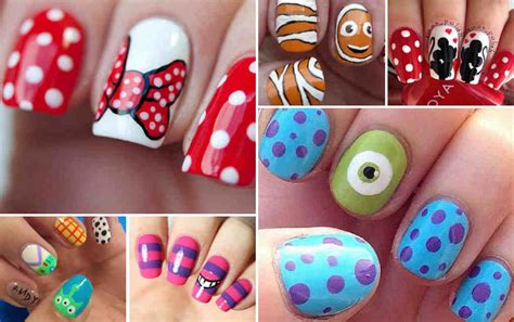 Disney Painting Ideas For Beginners Nail Designs Easy Beginners Cute