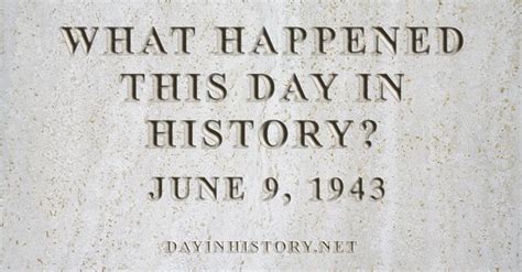 Even elvis presley knew why wilson was called mr. Day In History: What Happened On June 9, 1943 In History?