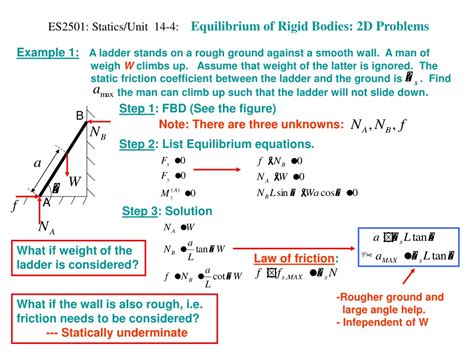 Statics Tutorials 2d Rigid Body Equilibrium Support Forces Youtube D82