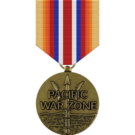 Merchant Marine Pacific War Zone Medal Usamm