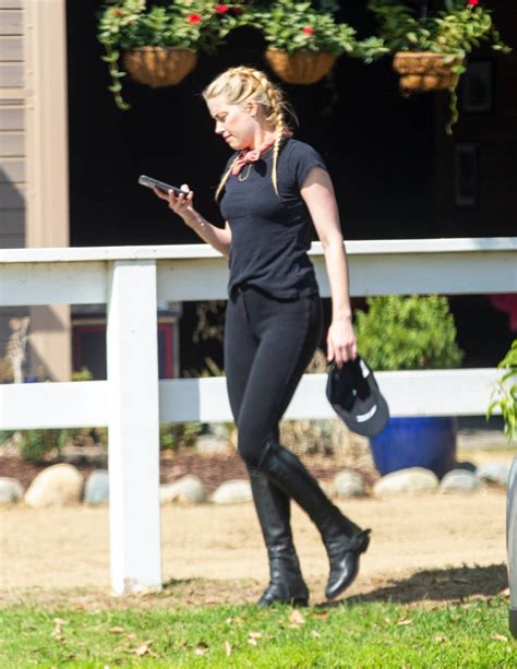 Amber Heard Pictured Horseback Riding In Los Angeles 1 Luvcelebs