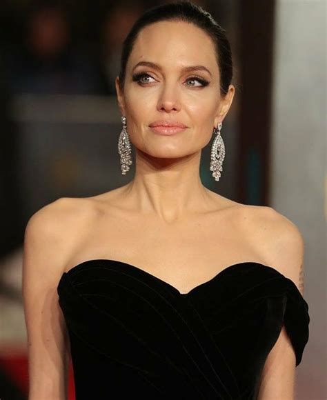 Angelina Jolie At The Bafta 2018 Awards Angelina Jolie Brad Pitt