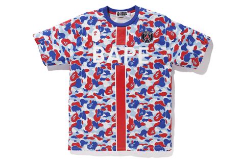 This shirt runs approximately one size small compared to traditional sizing. BAPE x PSG Kolaborasi Untuk Rayakan 1 Tahun BAPE Le Marais ...