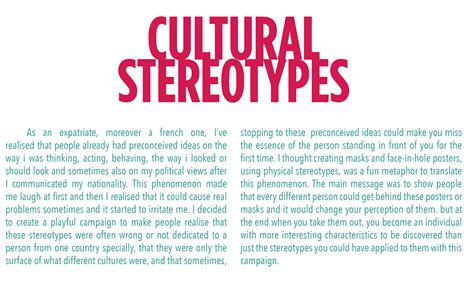Cultural Stereotypes Campaign on Behance