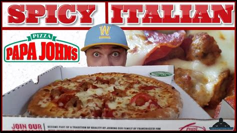 papa john s® spicy italian pizza review theendorsement youtube