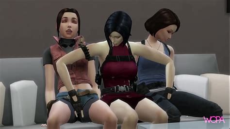 andtrailerand resident evil lesbian parody ada wongand jill valentine and claire redfield xxx