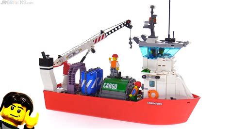 New Lego Cargo Ship Moc Break Bulk Carrier Not Good Youtube