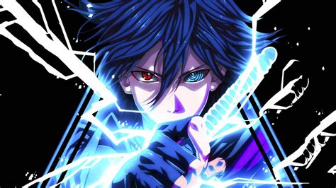 Sasuke Uchiha Sharingan Rinnegan Eyes Lightning Katana
