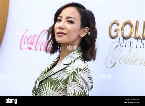 california usa 5th jan 2019 fiona xie arrives at the 6th annual gold meets golden event held