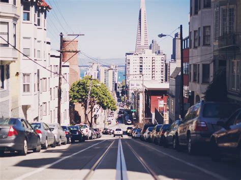 Streets and town in San Francisco, California image - Free stock photo
