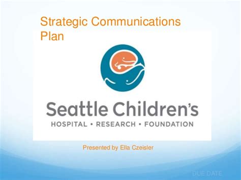 Mock Communications Profile Of Seattle Childrens Hospital