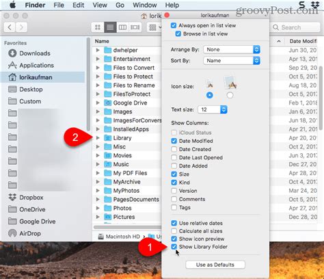 How To Access The Library Folder In Your Home Folder On Your Mac