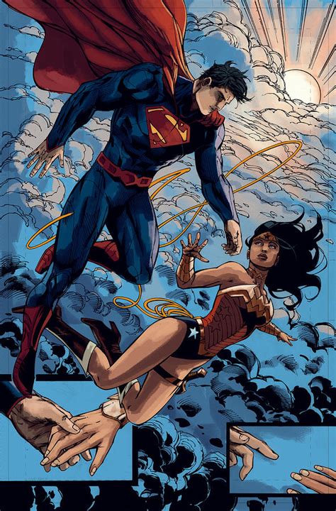Supermanwonder Woman Digital Art By Robert Rachuig
