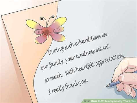 How To Write A Sympathy Thank You 7 Steps With Pictures
