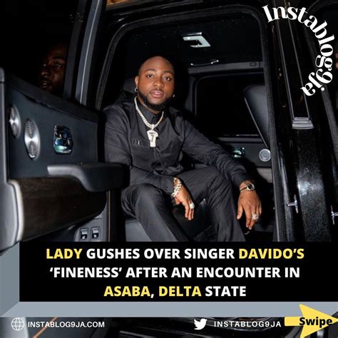 lady gushes over davido s fineness after an encounter in delta state video celebrities