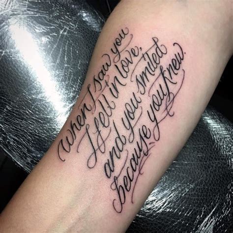 The Tattoo Exotic Cursive Matching Tattoos For Forear