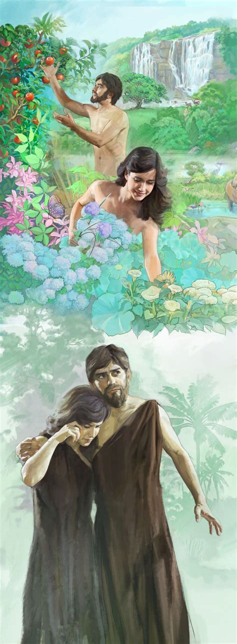 Para Qu Cre Dios La Tierra Adan Y Eva Arte Biblico Biblia Imagen