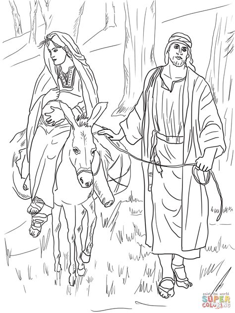 Раскраска Рождение Иисуса Telegraph