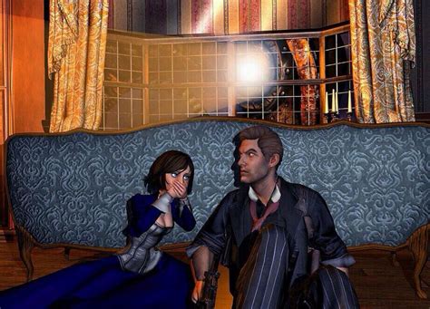 Hiding From Songbird Elizabeth And Booker Bioshock Infinite Bioshock Infinite Bioshock