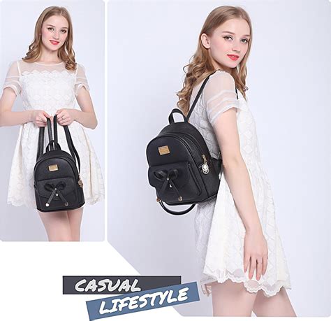 Buy Lcfun Cute Mini Leather Backpack Fashion Small Daypacks Purse For