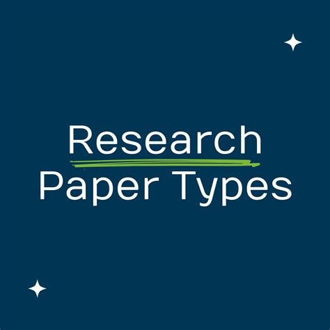 Different Types Of Research Papers Guide With Examples