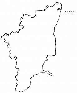 Outline Map Of Tamilnadu Tamil Nadu Free Map Free Blank Map Free Images