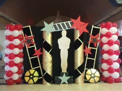 Hollywood Theme Graduation Party Backdrop Events Pinterest