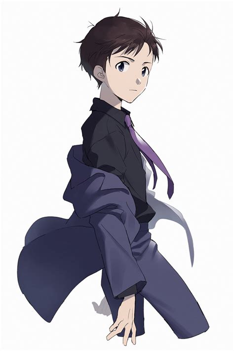 Ikari Shinji Neon Genesis Evangelion Drawn By Kkr Danbooru