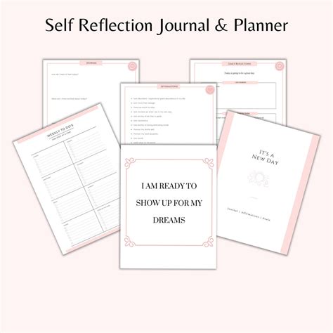 Self Reflection Journal And Planner Printable And Digital Etsy