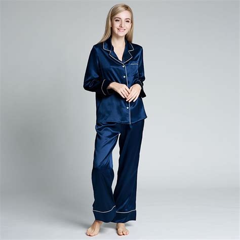 22 momme classic full length silk pajama set for women silk clothes silk pajama set satin